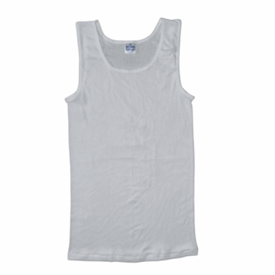 Camiseta rib blanca | 1902 G / XG | Tallas XS,S,M,L,XL,XXL