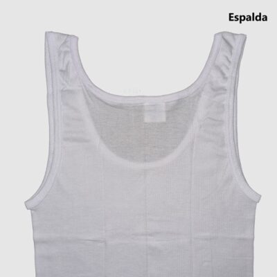 Camiseta rib blanca | 1902 G / XG | Tallas XS,S,M,L,XL,XXL - Image 4