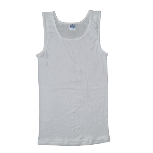 Camiseta rib blanca | 1902 G / XG | Tallas XS,S,M,L,XL,XXL