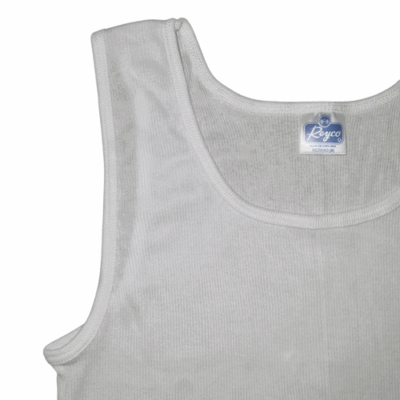 Camiseta rib blanca | 1902 G / XG | Tallas XS,S,M,L,XL,XXL - Image 2
