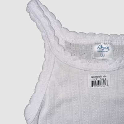 Camiseta niña malla cargada | 3702 P | Tallas 4,6,8 - Image 2