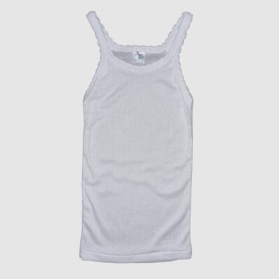 Camiseta niña malla cargada | 3702 P | Tallas 4,6,8