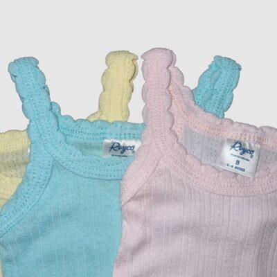Camiseta malla cargada variedad de colores | 3704 B | Tallas A,B,C - Image 5