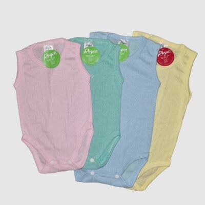 Body unisex, en colores pasteles | 3706 B | Tallas A,B,C - Image 2