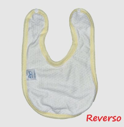 Babero con forro, 3 unidades, 100% algodón , colores pasteles para bebito | 4501 U | Talla única - Image 2