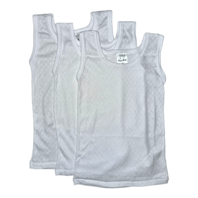 Camiseta en tela transmalla  3 UNIDADES | 2501 | Tallas 4,6,8,10,12